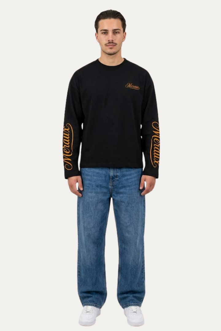 Fortuna Longsleeve – Black / Orange