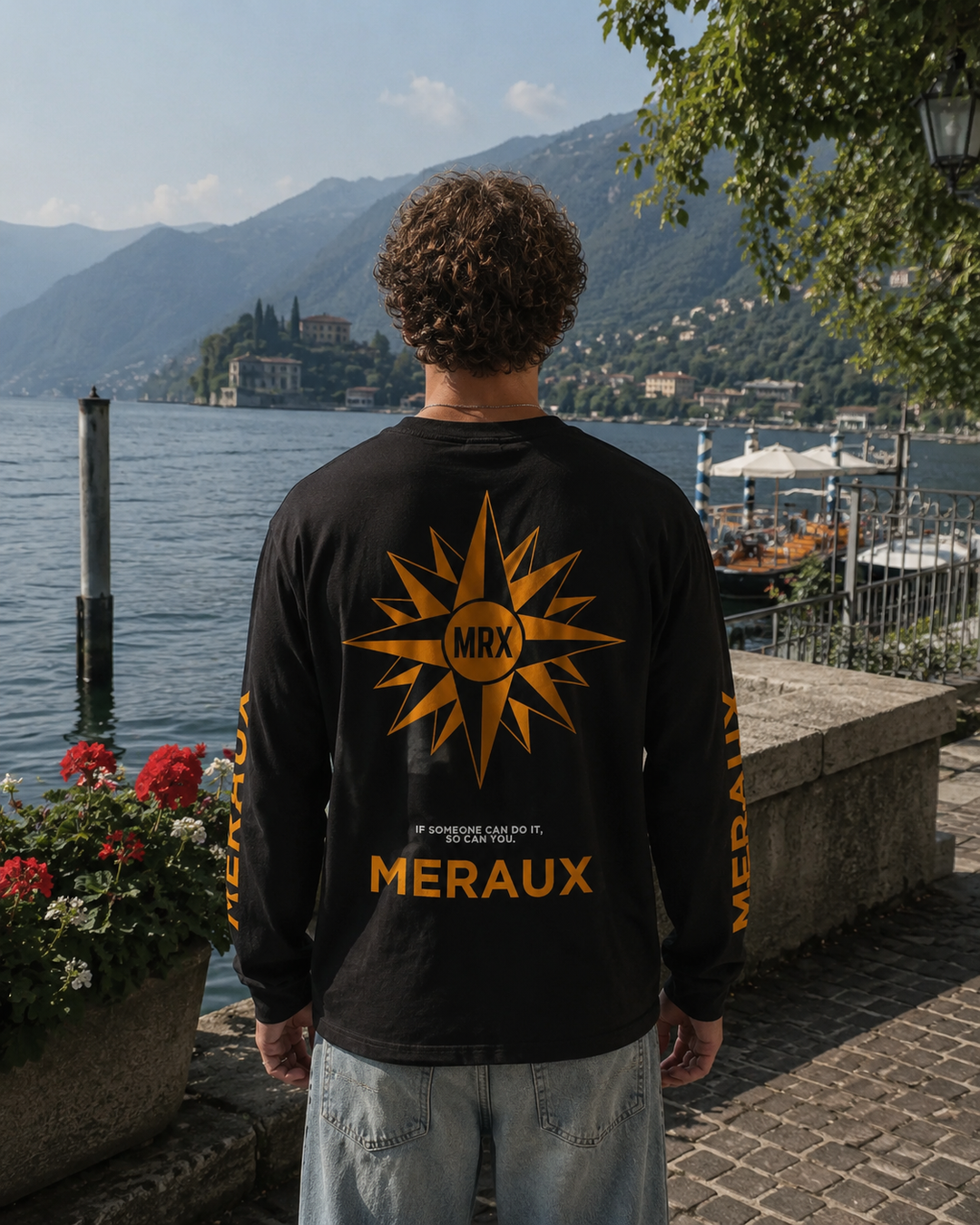 Northstar Longsleeve – Black / Orange