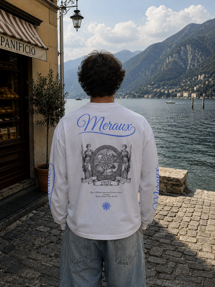 Fortuna Longsleeve – White / Blue